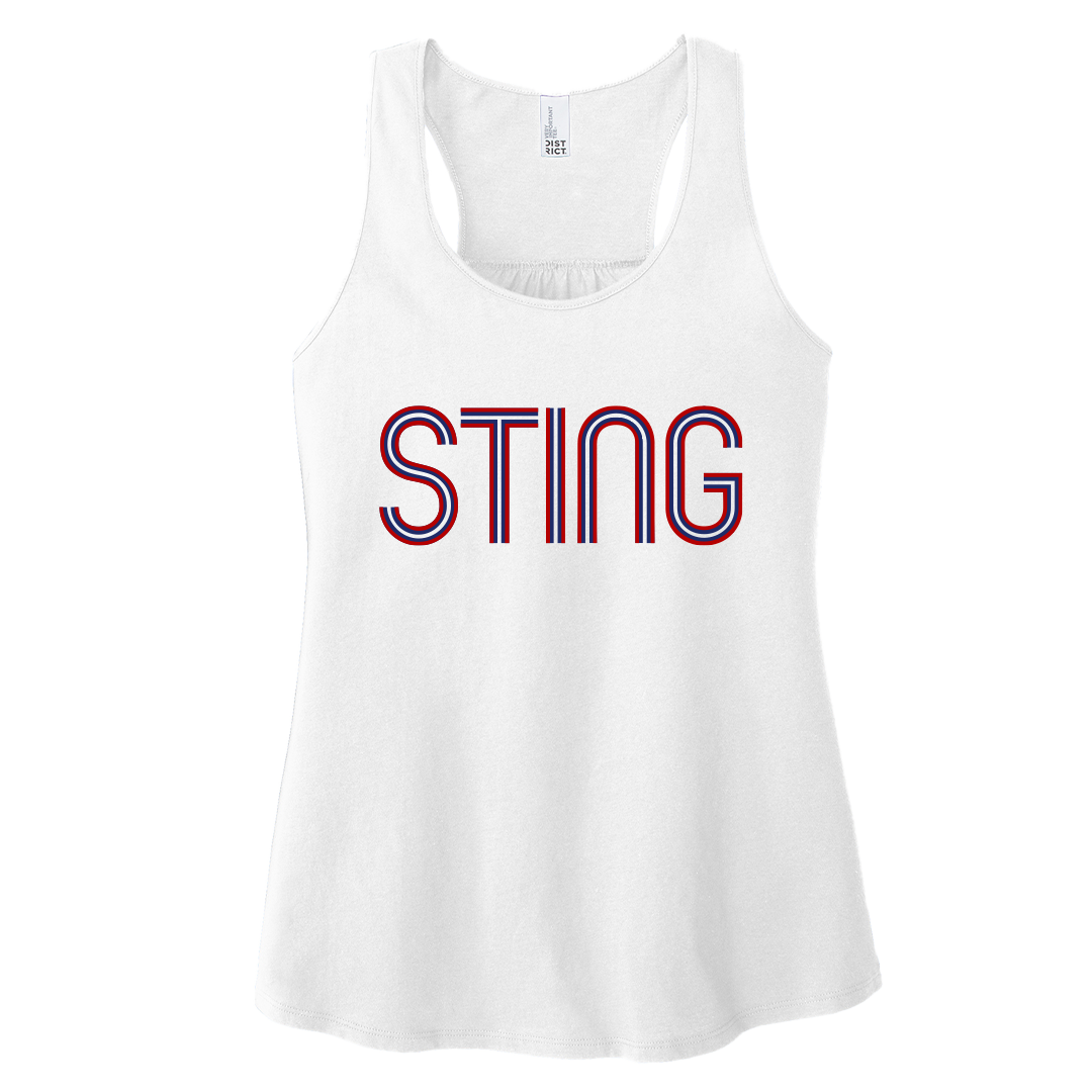 Sting 4th of July Stripes Racerback Tank