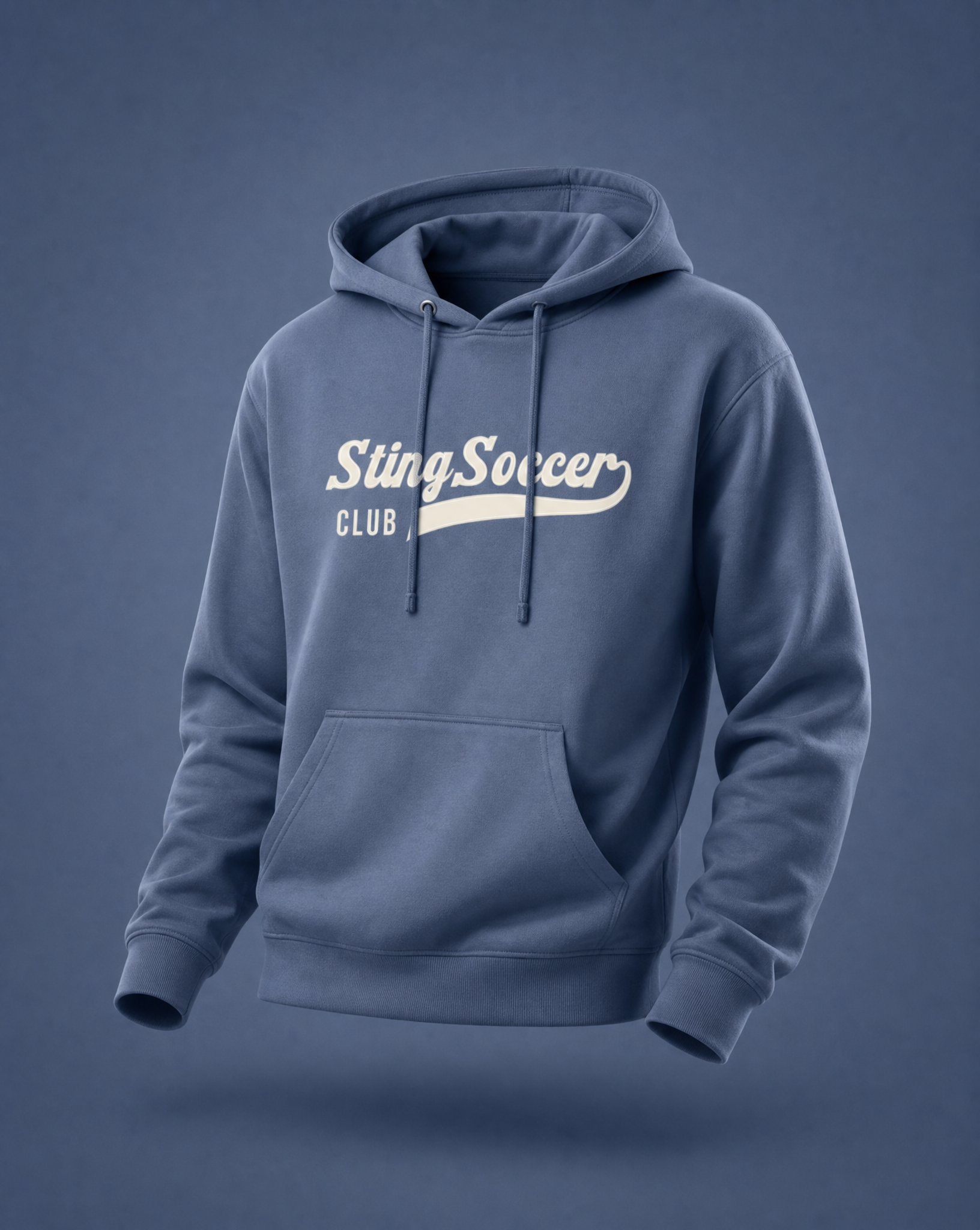 Sting Retro Collection | Varsity Midweight Hoodie | Slate Blue