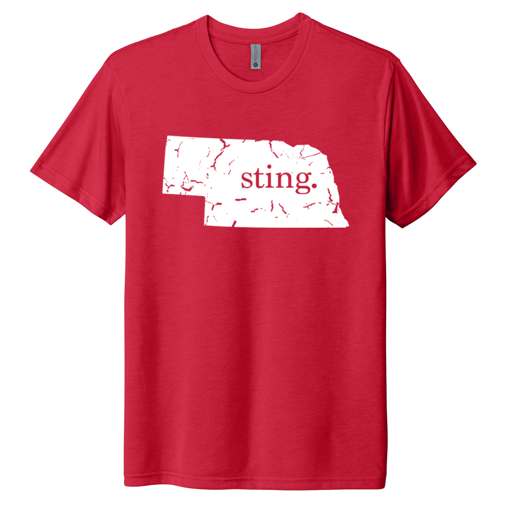 Sting Nebraska Next Level Apparel�� Unisex Tri-Blend Tee