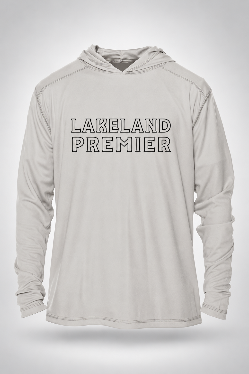 Lakeland Premier| Youth Vapor LS – Gray, front view