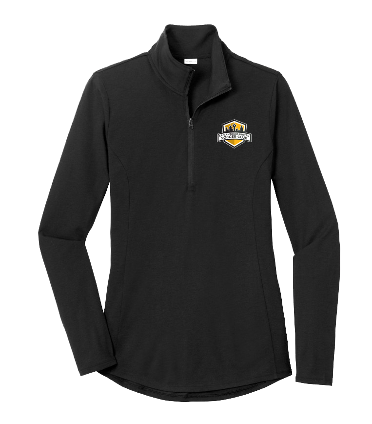 SA United Sport-Tek Ladies PosiCharge Tri-Blend Wicking 1/4-Zip Pullover