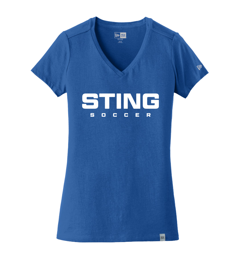 Sting New Era Ladies V-Neck Tee