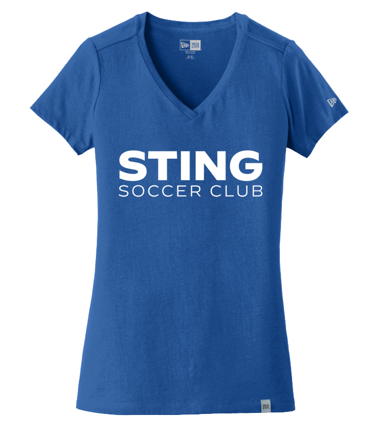 Sting 20 New Era Ladies Heritage Blend V-Neck Tee