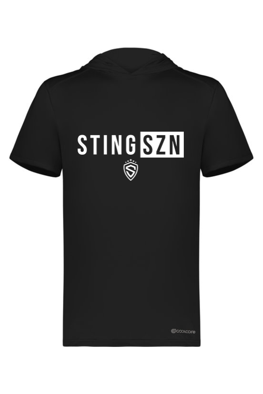 Sting SZN | Pitch Is Ours Coolcore Hoodie  | Black