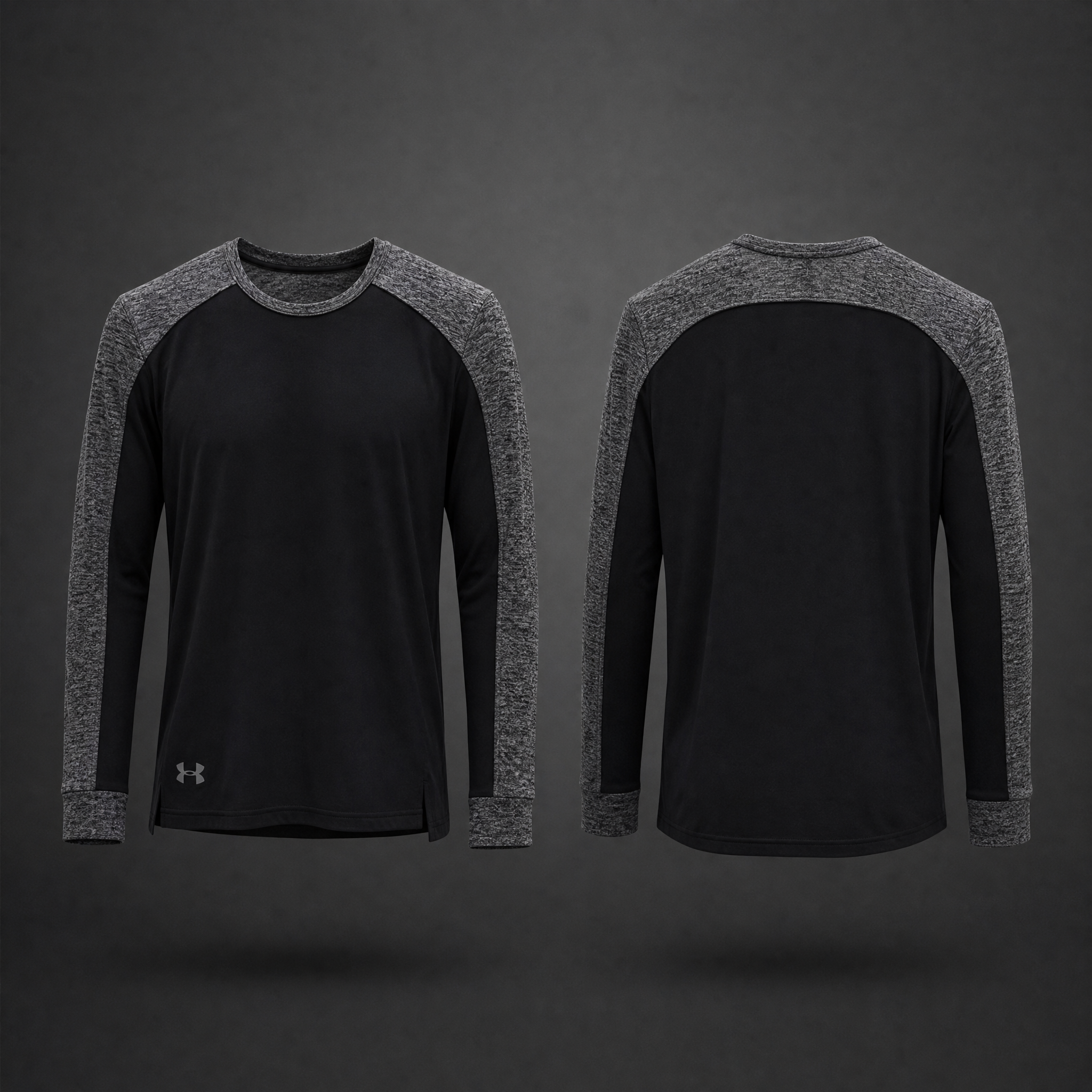 UA Women's Favorite Longsleeve – Black, front view