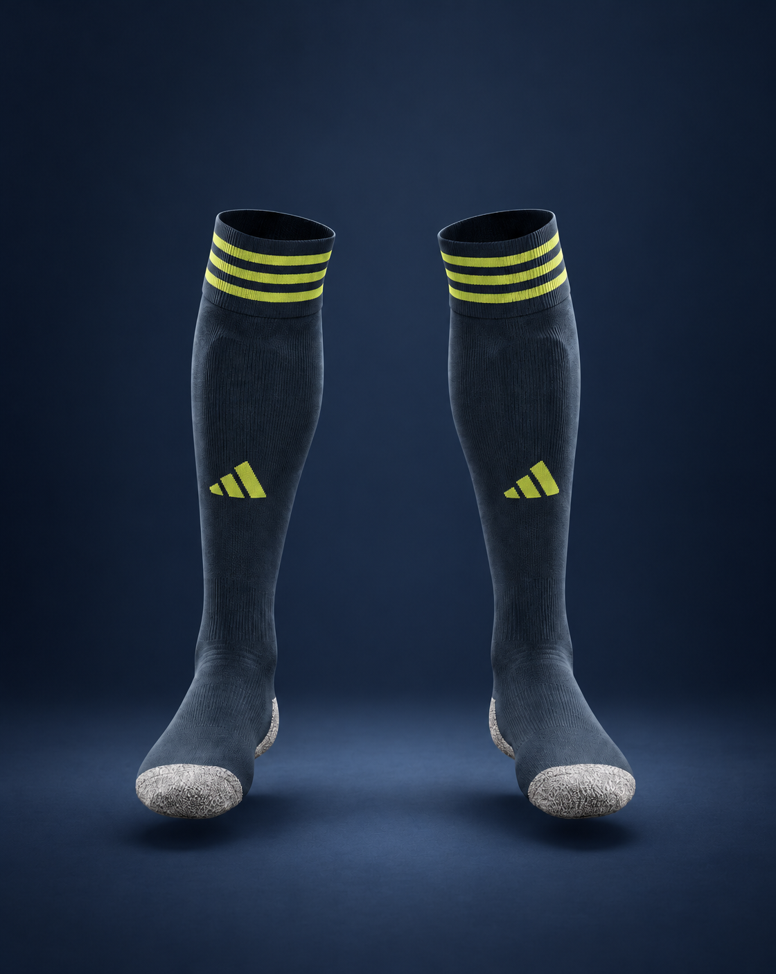 Sting miAdiSock26 Alternative Game Sock - Navy/Neon Yellow