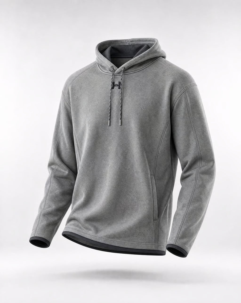 UA Men's Double Threat Armour Fleece Hoody – Gray